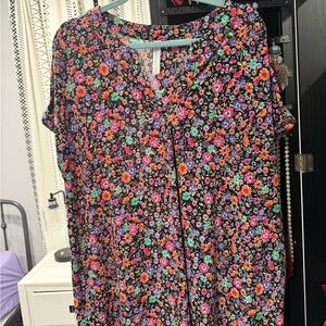 Dear Scarlett floral print blouse